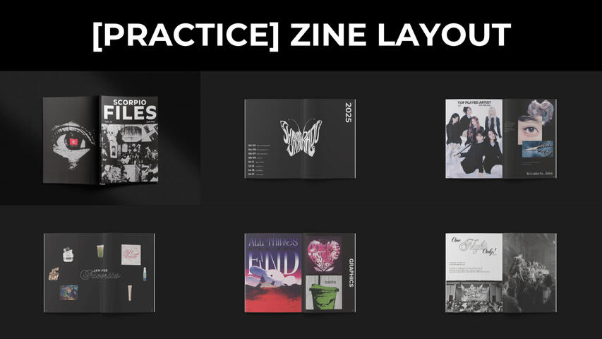 Zine Layout | made with InDesign and Photoshop